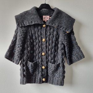 Juicy Couture Cashmere Wool Speckled Knitted Sweater Size M